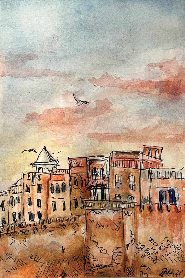 Morocco-Postcard-Watercolour