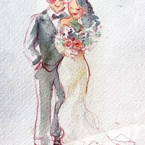 Bride & Groom Paintings